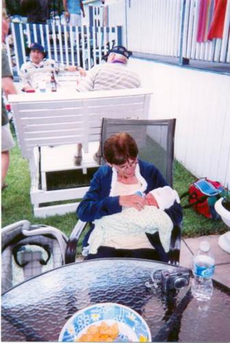 July 14, 2007 - Theresa with baby Wyllis